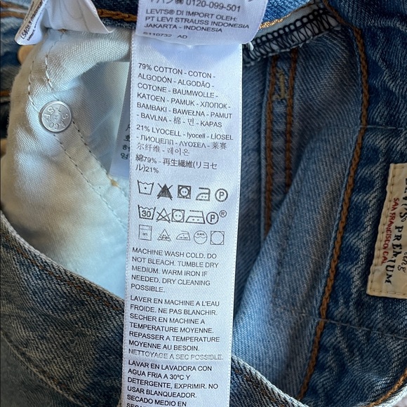 Levi's Premium Ribcage Straight Ankle Women's Jeans Sz 29 - Picture 10 of 14
